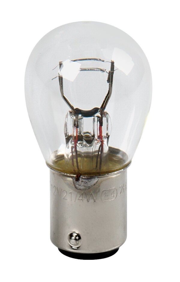 12V Lampada 2 filamenti – P21/4W – 21/4W – BAZ15d – 2 pz – D/Blister