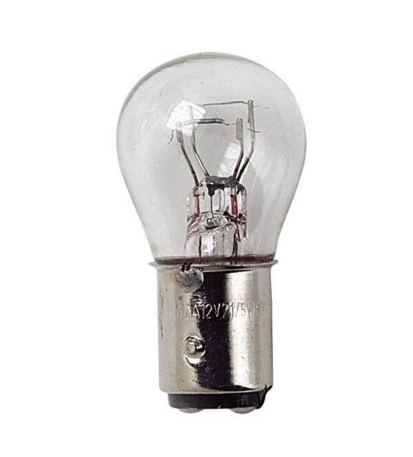 12V Lampada 2 filamenti – P21/5W – 21/5W – BAY15d – 10 pz – Scatola