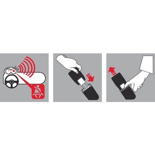 Zitto 2, Annulla allarme sonoro cintura di sicurezza con prolunga - Per  auto con attacco standard