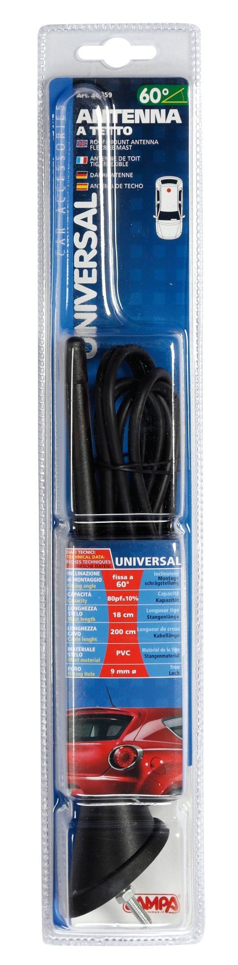 LAMPA Antenna Per Autoradio – Design Durevole, Verifica Compatibilità Con Il Tuo Veicolo - 3