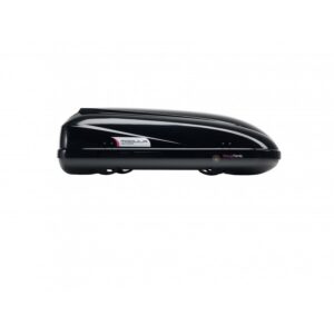 Box da tetto auto Modula Beluga Family 420 lt – 157x91x46,5 cm – baule nero lucido in ABS (modello 2018, doppia apertura)