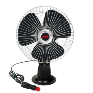 Chrome-fan, ventilatore con ventosa Ø 8″ – 12V
