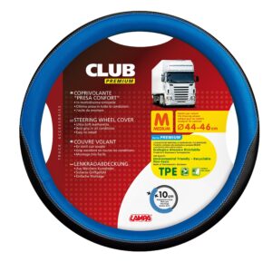 Club, coprivolante presa confort in TPE – M – Ø 44/46 cm – Blu