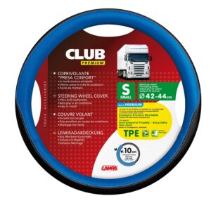 Club, coprivolante presa confort in TPE – S – Ø 42/44 cm – Blu