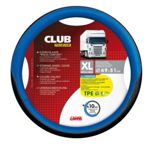 Club, coprivolante presa confort in TPE – XL – Ø 49/51 cm – Blu
