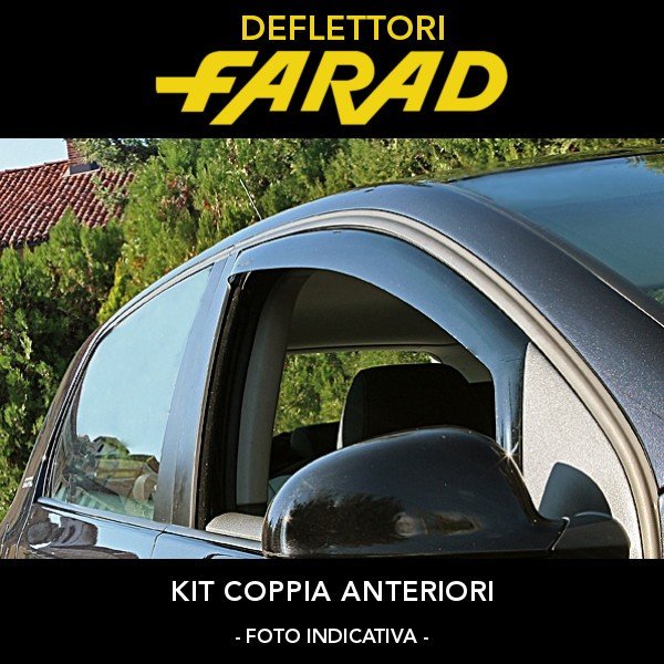 FARAD Déflecteurs Coupe-Vent D'Air Farad 2PZ Pour Nissan Sunny 92>97 3P 1992>1997 