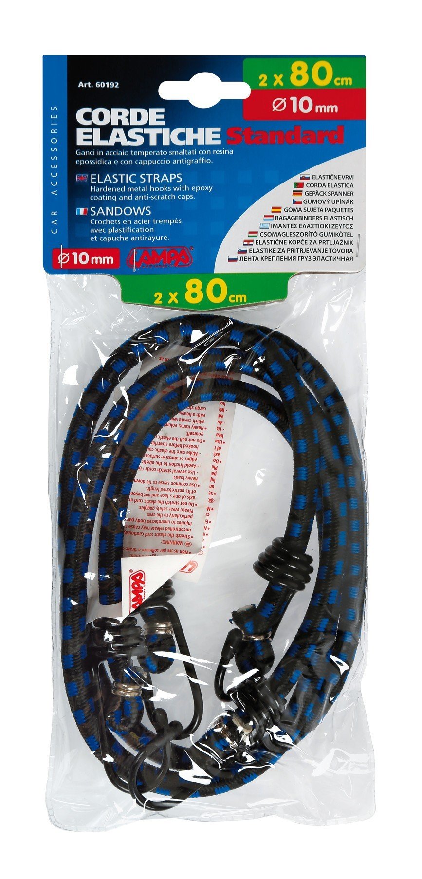 Corde elastiche Standard - Ø 10 mm - 2x80 cm
