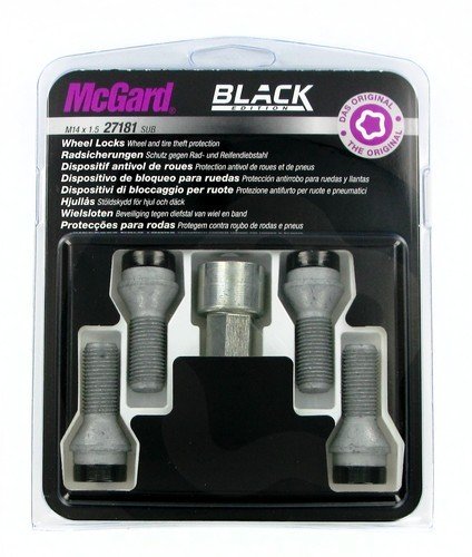 McGard – Bulloni conici, kit 4 pz – Black Edition – A290