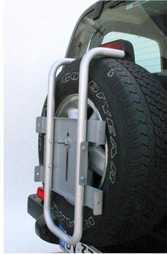 Portabici posteriore per 4x4 con attacco ruota PERUZZO Stelvio in alluminio art. 