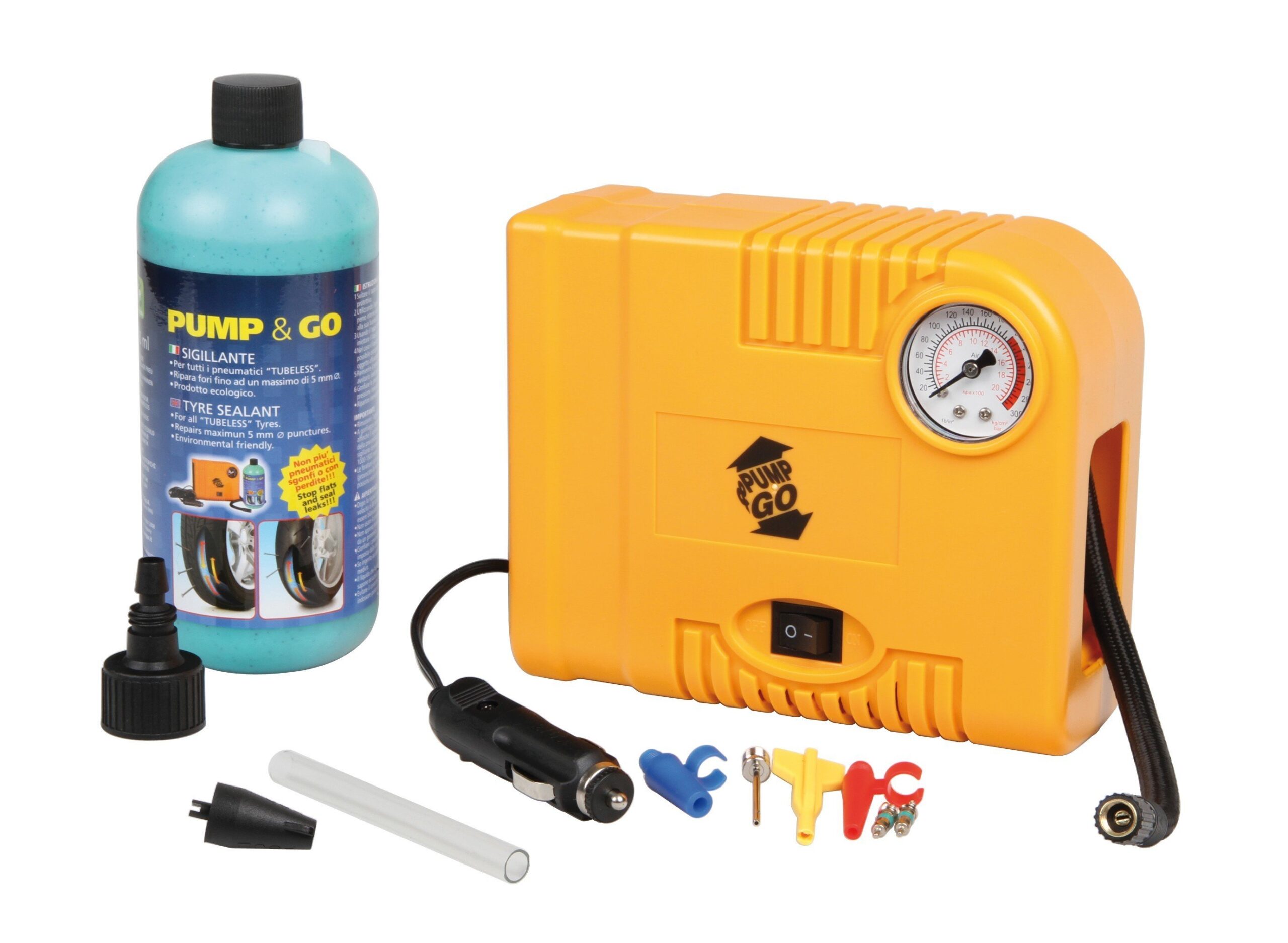 Pump & Go, kit riparazione pneumatici