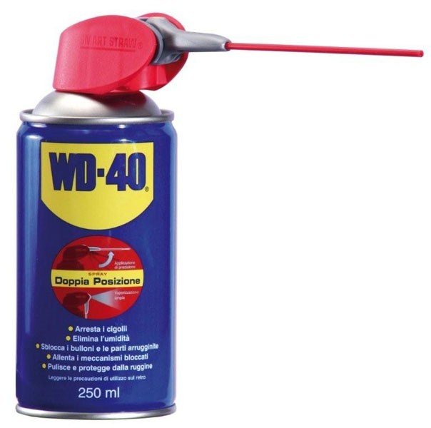 Sbloccante Spray Lubrificante Multifunzione WD-40 in Bomboletta da 500ml  Cannuccia Doppia Posizione Svitol Lucana Utensili s.r.l. - Vendita e  Noleggio