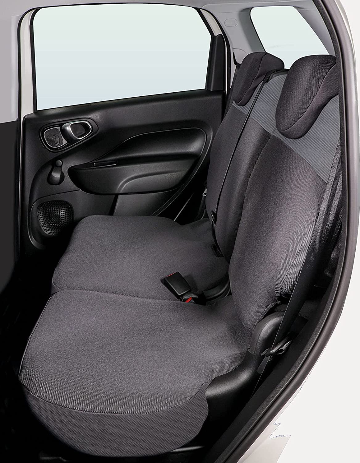 Coprisedili Anteriori E Posteriori Per Fiat 500X | Set 11 Pezzi In Misto Cotone E Poliestere | Compatibili Con Airbag Laterale | Logo Ricamato E Produzione Italiana