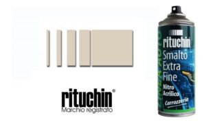 Bomboletta per ritocco auto “rituchin” FIAT224 – Vernice spray per carrozzeria da 200 ml – BIANCO CORFU’