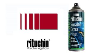 Bomboletta per ritocco auto “rituchin” FIAT111/A – Vernice spray per carrozzeria da 200 ml – ROSSO SFRONTATO