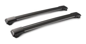 Coppia barre portatutto YAKIMA RailBar in alluminio (ex YS46WB) – 97 cm – colore nero – larghezza barre 8,5 cm