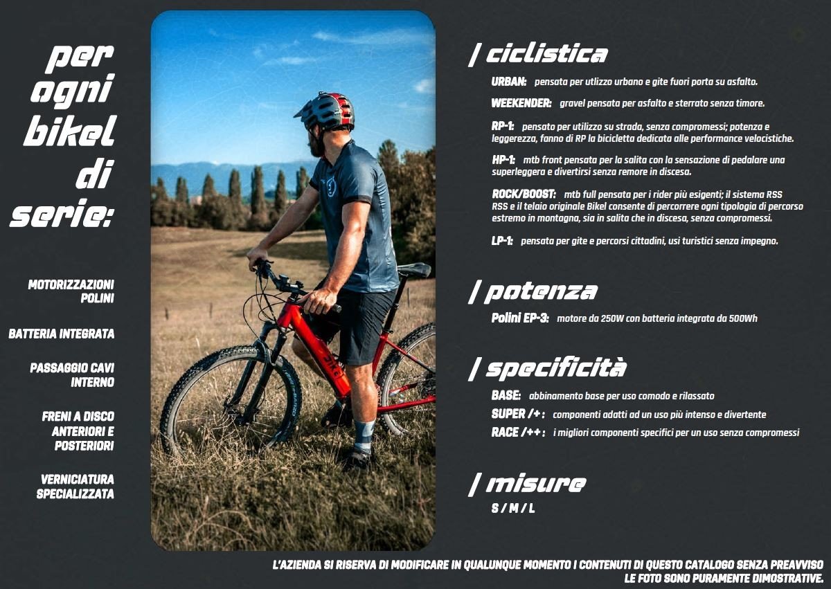 E-bike BOOST 130++ Bikel e-MTB adatta al percorso sterrato - SOLO SU  ORDINAZIONE CON RITIRO IN SEDE | Autoricambi SanMauro