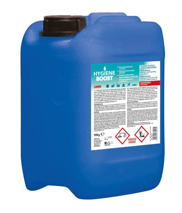 Hygiene-Boost, detergente igienizzante cloro attivo concentrato – 10 L