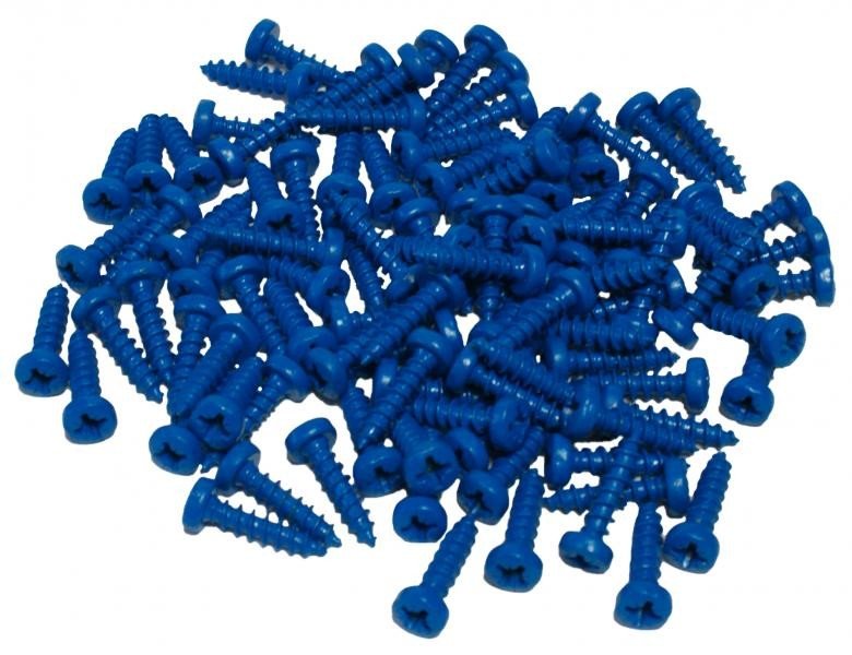 Rivetti Blu E.CO Per Fissaggio Targa Auto E Moto - Omologati 100 Pezzi - Metallo 12mm - Foto 3