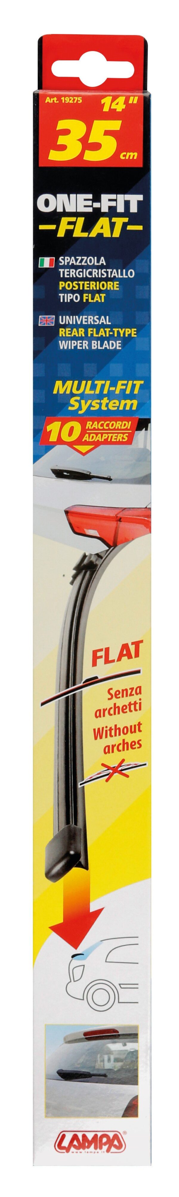 One Fit Flat, spazzola tergicristallo posteriore tipo flat - 35 cm (14) -  1 pz