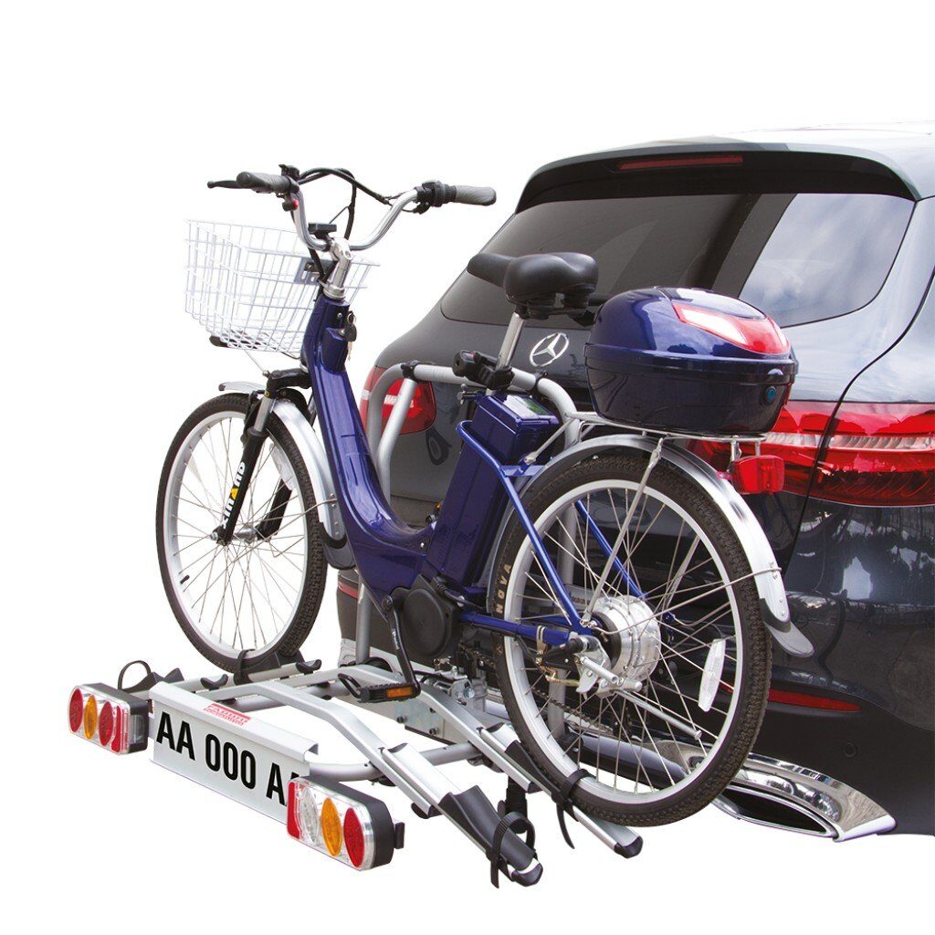 Green Valley E-Explorer – Portabici Elettrico Per Gancio Traino 2 Biciclette
