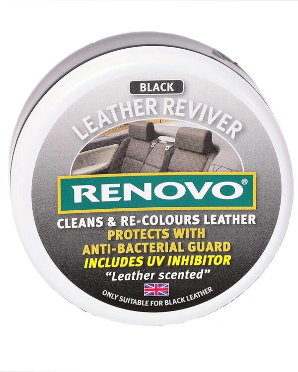 RENOVO LEATHER REVIVER 200 ml – Pulisce e ravviva i sedili in pelle nera