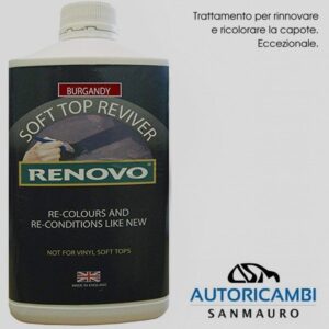 RENOVO SOFT TOP REVIVER 500 ml – Rinnova e ricolora capote – COLORE ROSSO SCURO
