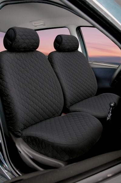 Complete set of customized seat covers Fiat Panda '03>'11 – 5 seats (full  rear) anthracite Copes fabric
