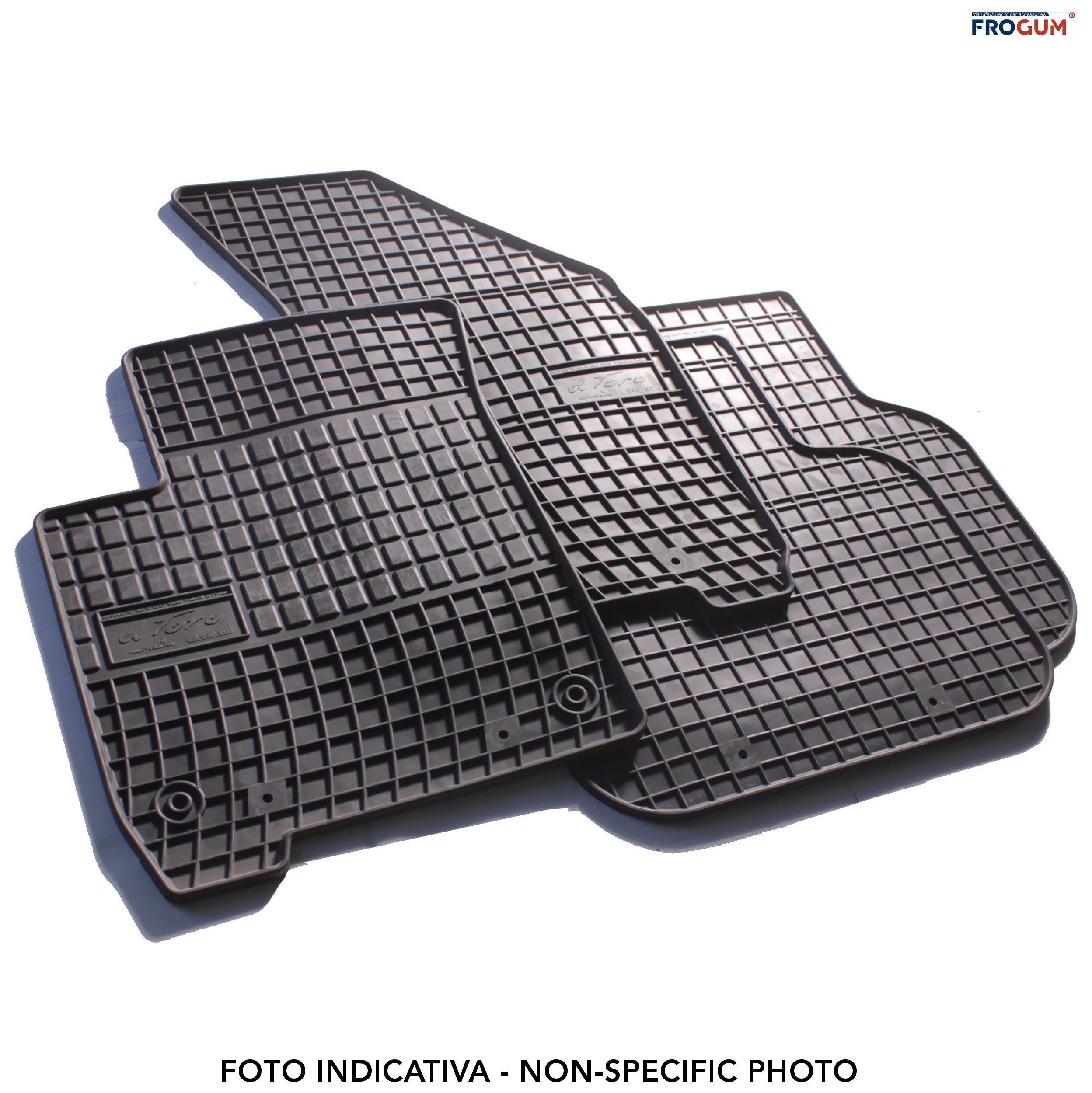 Tappeti per auto in gomma 3D idonei per il Peugeot 3008 2009