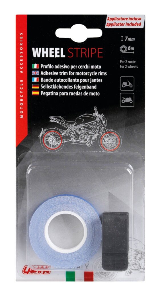 Wheel Stripe Racing, profilo adesivo per cerchi ruota – Blu