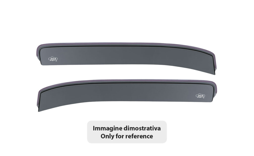 Set 4 Deflettori Parapioggia Per AUDI A3 S3 RS3 Berlina 5 Porte (2013-2020) – In Acrilico Rinforzato, Montaggio Senza Fori